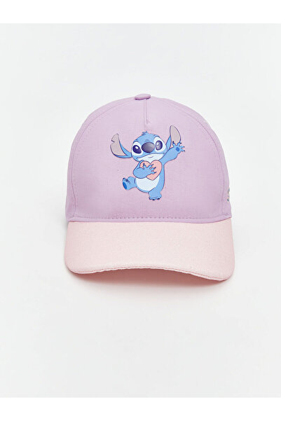 LC Waikiki Trendlucky Girl's Cap with Lilo and Stitch Print with Difference
