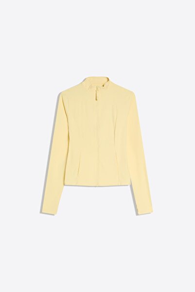 Bershka Hızlı kuruyan ve nefes alabilen fermuarlı sweatshirt