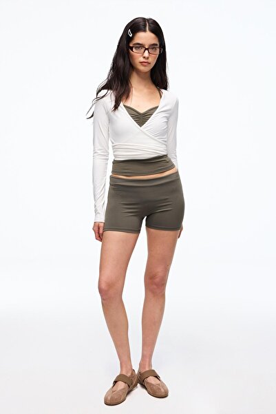 Bershka Düğüm detaylı balerin hırka