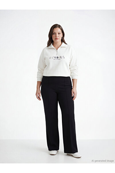 LC Waikiki Γυναικείο φούτερ με φαρδύ πόδι με ελαστική μέση