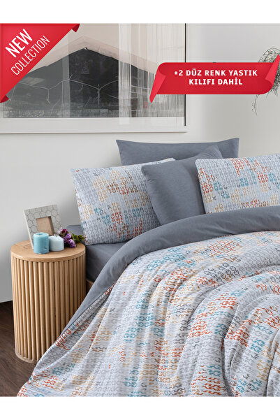 MYSTORY HOME COLLECTION 4 Jastuk komada Bračni Set posteljine mapa