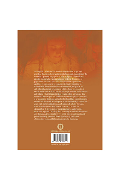 Editura Cetatea de Scaun MAGIE ȘI MANTICĂ ÎN CALENDARUL POPULAR AL ROMÂNILOR