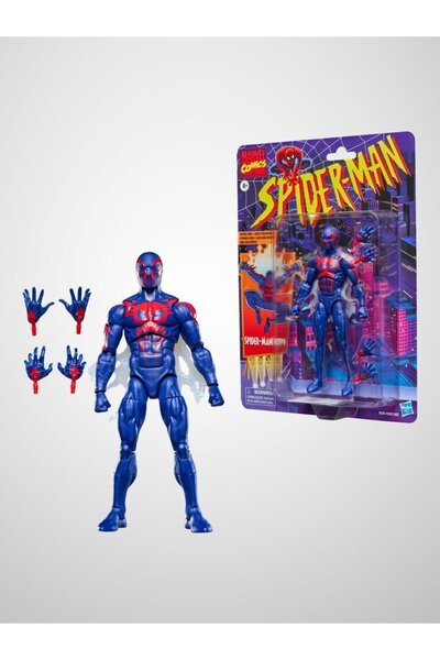 Marvel Legends Spider-Man 2099, Retro Cardback Comics Aksiyon Figürü