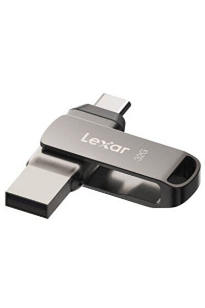 Lexar Unitate USB JumpDrive de 32 GB cu două unități USB D400, USB 3.1 Tip-C