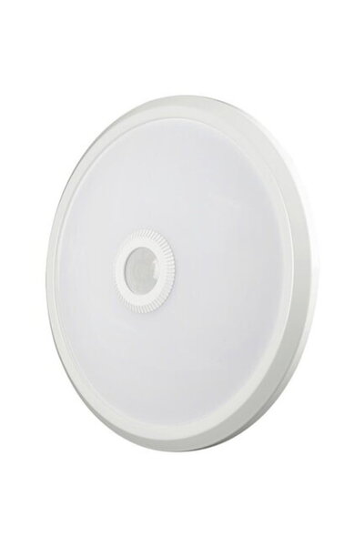 V-TAC Lampă de tavan LED 12W IP20 cu senzor de mișcare 3 în 1 - Albă
