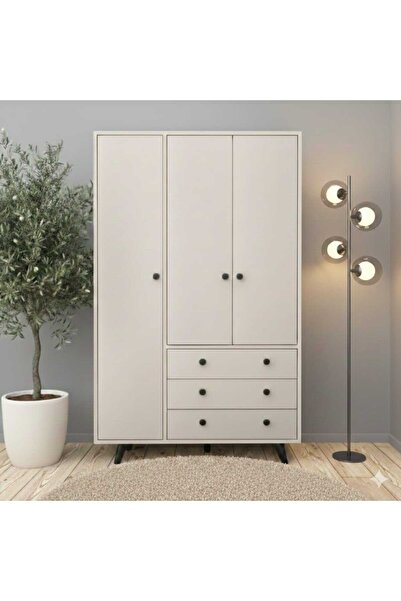 FUHO Santoria Gardırop Beyaz