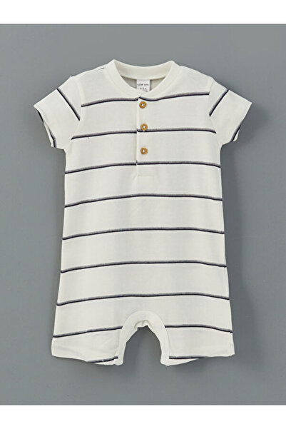 LC Waikiki Selections I Zero Roba Collar Baby Boy Combed Cotton Jumpsuit from...