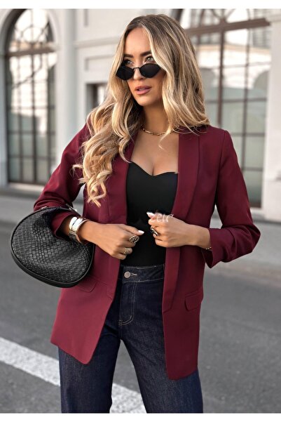 ADAMODA.RO Women's jacket with gathered sleeves