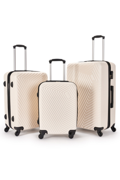 LİMRA Travel bag set consisting of 3 suitcases with a modern and sturdy desig...