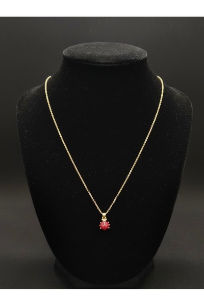 ELUNE İSTANBUL Elune Scarlet Charm Kolye Uğur Böceği Şans Figür – İstanbul & ...