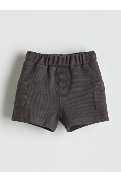 LC Waikiki شورت للأولاد الصغار مع جيوب وحزام خصر من فريزن ستور