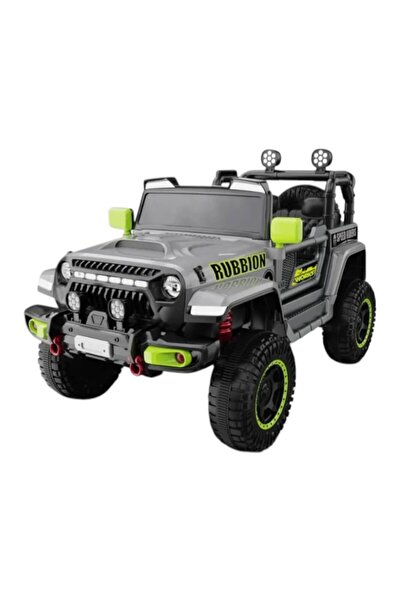 Leno Battery-Powered Electric Jeep – Latest Design - Grey