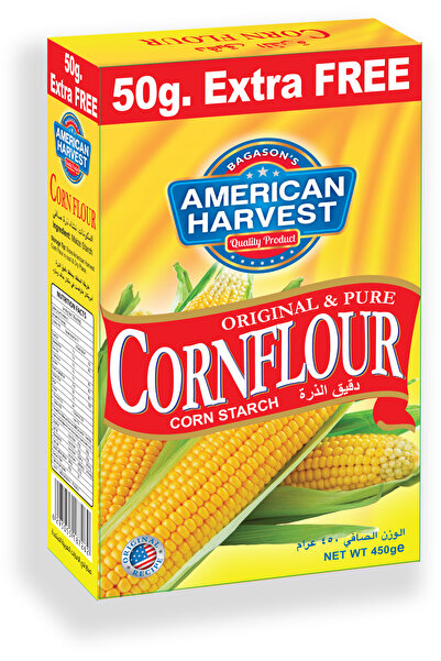 American Harvest دقيق الذرة (نشا الذرة)، 450 غرام