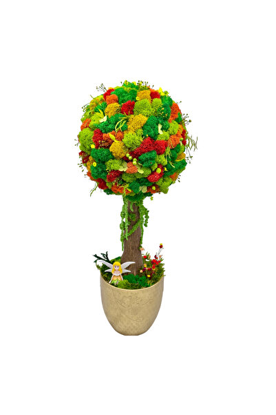 Eventissimi Floral arrangement, 55 cm, stabilized lichens, cryogenic plants, ...