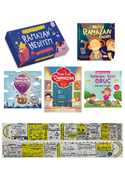 Timaş Çocuk Çocuklar için Ramazan Kitapları Seti / Ramazan Hediyem Kutu+Mutlu...