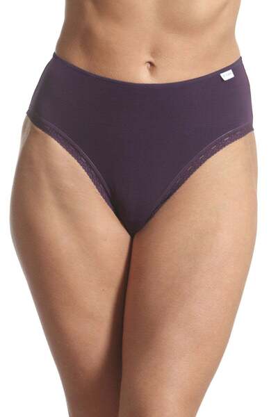 Piera Set of 3 classic purple cotton panties CECILIA S1797