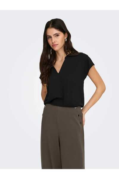 JDY Bluză de damă Jdylion Life S/S Top Wvn Noos 15249287