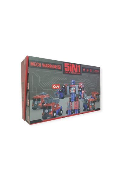 KIZILKAYA مجموعة روبوتات سي تويز 5 في 1 قابلة للتحويل