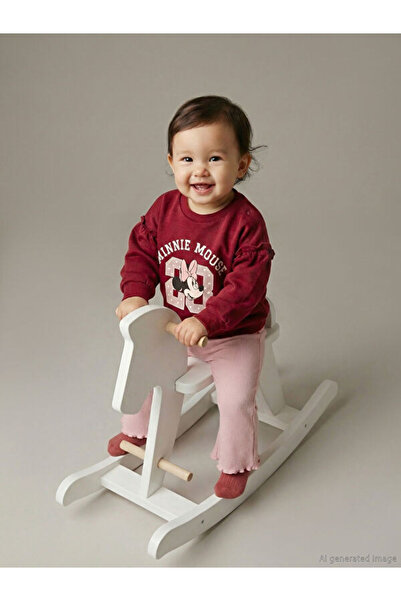 LC Waikiki سويت شيرت وبنطال رياضي للفتيات من ميني ماوس مطبوع