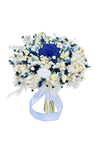 Eventissimi Floral arrangement, 25 cm, cryogenic & dried plants, ceramic pot,...