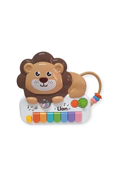 Erka Birlik 8893-1B Colorful Lion Rattle Piano