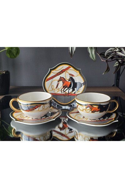 Konyax HİPODROM 2 KİŞİLİK ÇAY FİNCANI