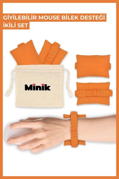 Minik Bilek Desteği Klavye Mouse Bilek Destek Yastığı | Ergonomik Giyilebilir...