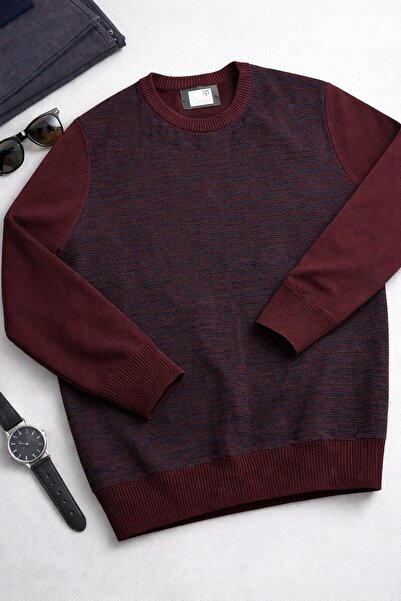 Tony Montana BİSİKLET YAKA DOKULU TRİKO KAZAK T1310