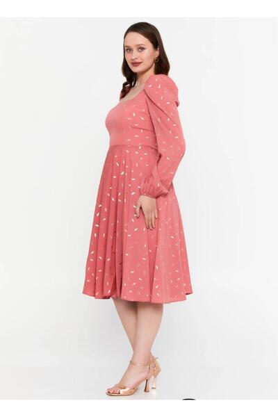 OEM Vefastyle Reyna, rochie midi, pink