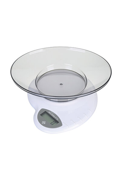 GRÜNBERG Kitchen scale, Grunberg, with bowl, LCD display, battery-operated, m...