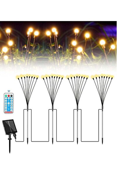 Arabest أضواء حديقة تعمل بالطاقة الشمسية من فايرفلاي، 8 مصابيح LED، لتزيين ال...