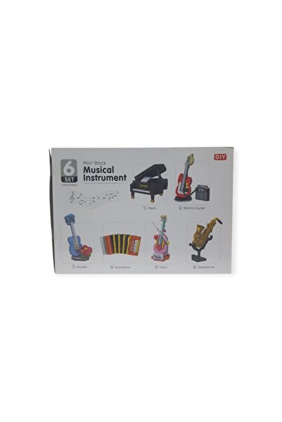 KIZILKAYA مجموعة أدوات موسيقية من سي تويز مكونة من 6 قطع مع حامل