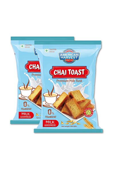 American Harvest خبز محمص فاخر بنكهة الشاي مع إضافة الهيل، عبوة من قطعتين، 30...