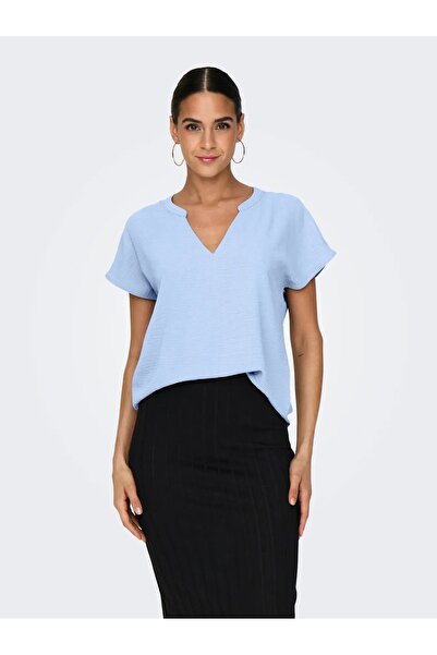 JDY Bluză de damă Jdylion Life S/S Top Wvn Noos 15249287