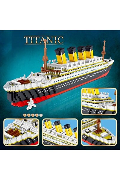 Printisor Titanic Ship Building Set, 1878 pieces, high quality, with LED ligh...