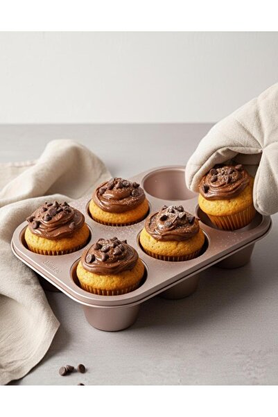 wilton قالب خبز مافن جامبو عملاق 6عيون