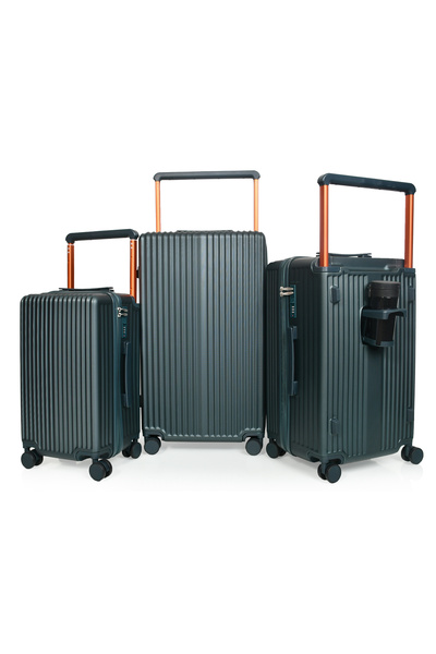MORANO Murano 3-piece rolling luggage set, sizes: 28", 24", 20"