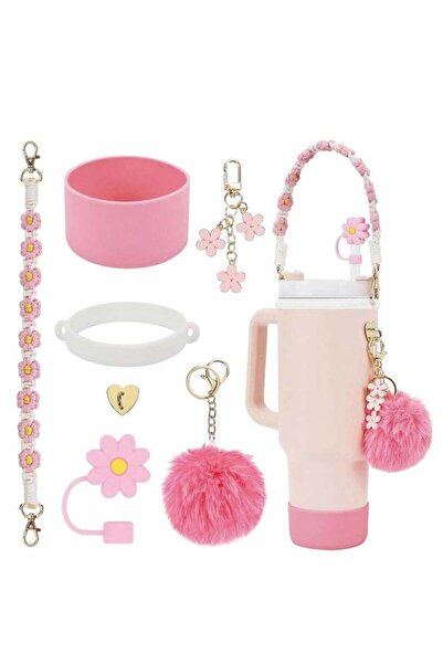 Arabest 7-piece set of cup accessories, including 1 piece of handle strap, cu...