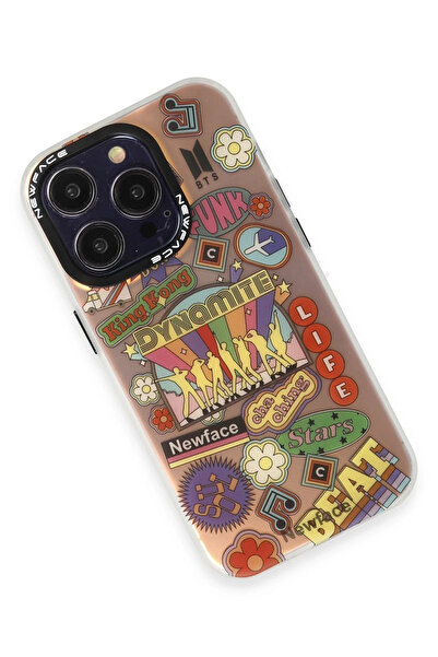 OZBAY TICARET Ozb iPhone 14 Pro Case Estoril Patterned Cover - Estoril - 14 9...