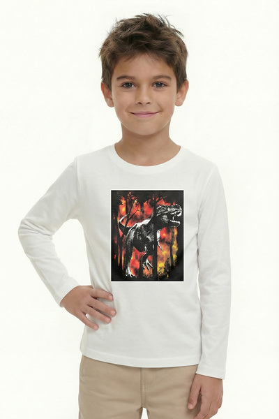 par lingerie pl Μακρυμάνικο μπλουζάκι για αγόρια με στάμπα B21