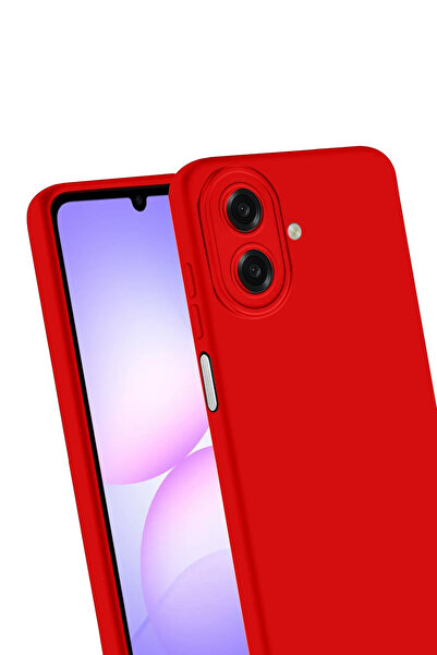 OZBAY TICARET OZB سامسونج جالاكسي A07 4G فيرست سيليكون - أحمر 968654132