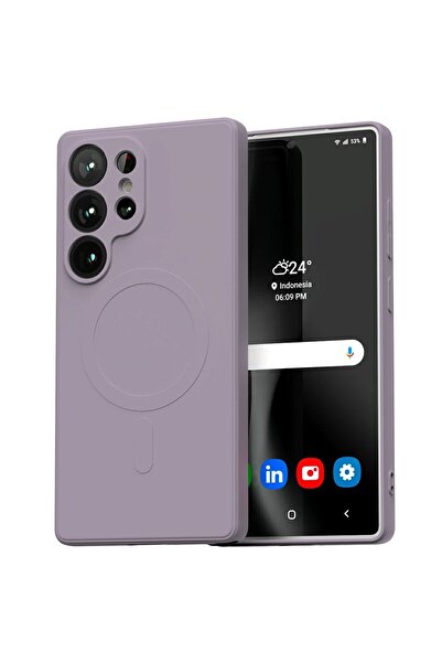 Mercury Goospery Θήκη Samsung Galaxy S25 Ultra Purple, MagSafe Silicone