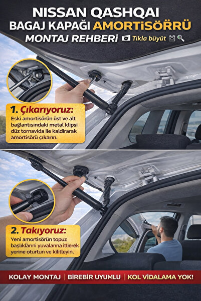MITOYO Nissan Qashqai J11 Bagaj Kapak Amortisörü 2014-2022 | OEM 90450-4EA1A ...
