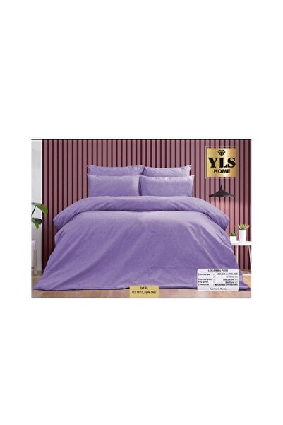 yls home Lenjerie pat dubla YLS_1021 LILA - 4 piese, 2 persoane , 220X240 cm