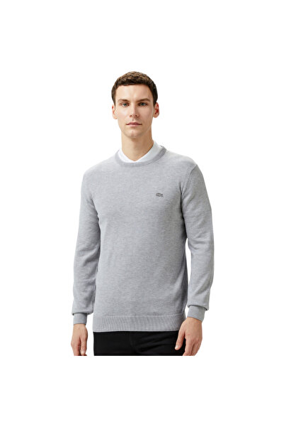Lacoste Men's Gray Knitwear Sweater