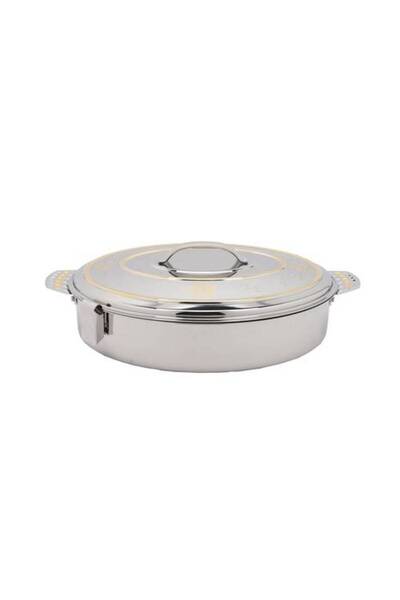 Generic Indian Steel Food Container - 3.5 L