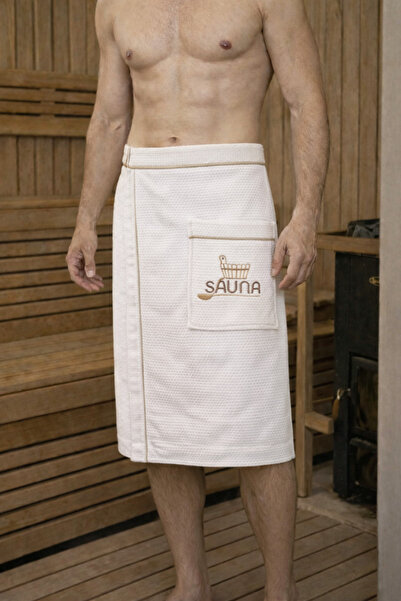 Motif Mağaza %100 Pamuk Hamam Sauna Eteği Ayarlanabilir Cırt Cırtlı Lastikli ...