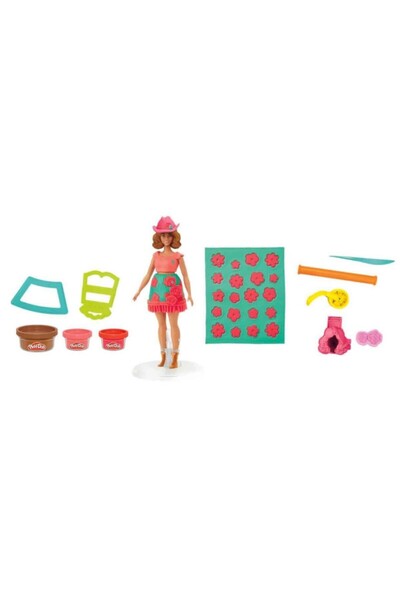 OZBAY TICARET Ozb G1360 Flower Patterns and Tassels Dough Play Set +3 Years 9...