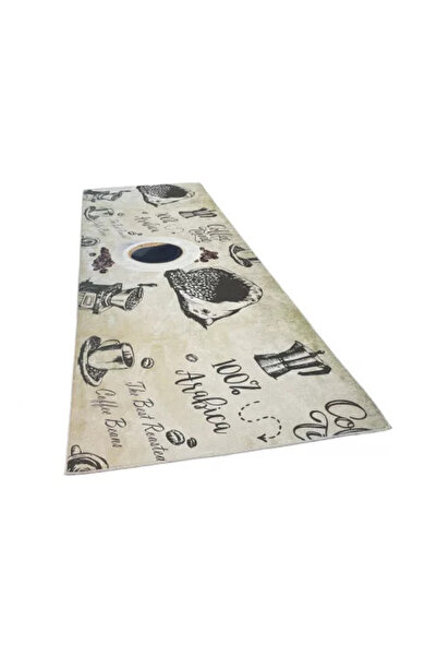 Perfect Home Non-slip kitchen rug 60x180cm Coffee model 2835