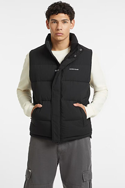 Guess Erkek Regular Fit Şişme Yelek - Siyah